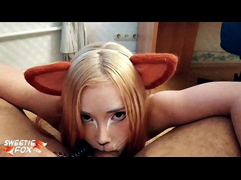 ❤️ Kitsune ngulu kontol lan cum ing dheweke tutuk ❤ Super jinis ing jv.mass-pr.ru ❌️